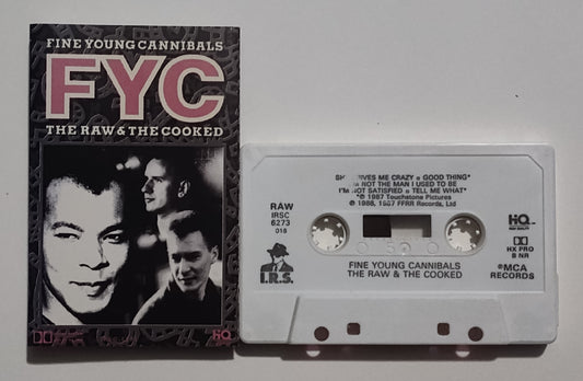 Fine Young Cannibals - "The Raw And The Cooked" - CASSETTE TAPE (DOLBY HX PRO B NR) VG/VG