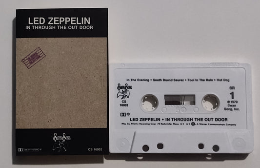 Led Zeppelin - "In Through The Out Door" - CASSETTE TAPE (SR; Columbia House; DOLBY) VG+/VG+