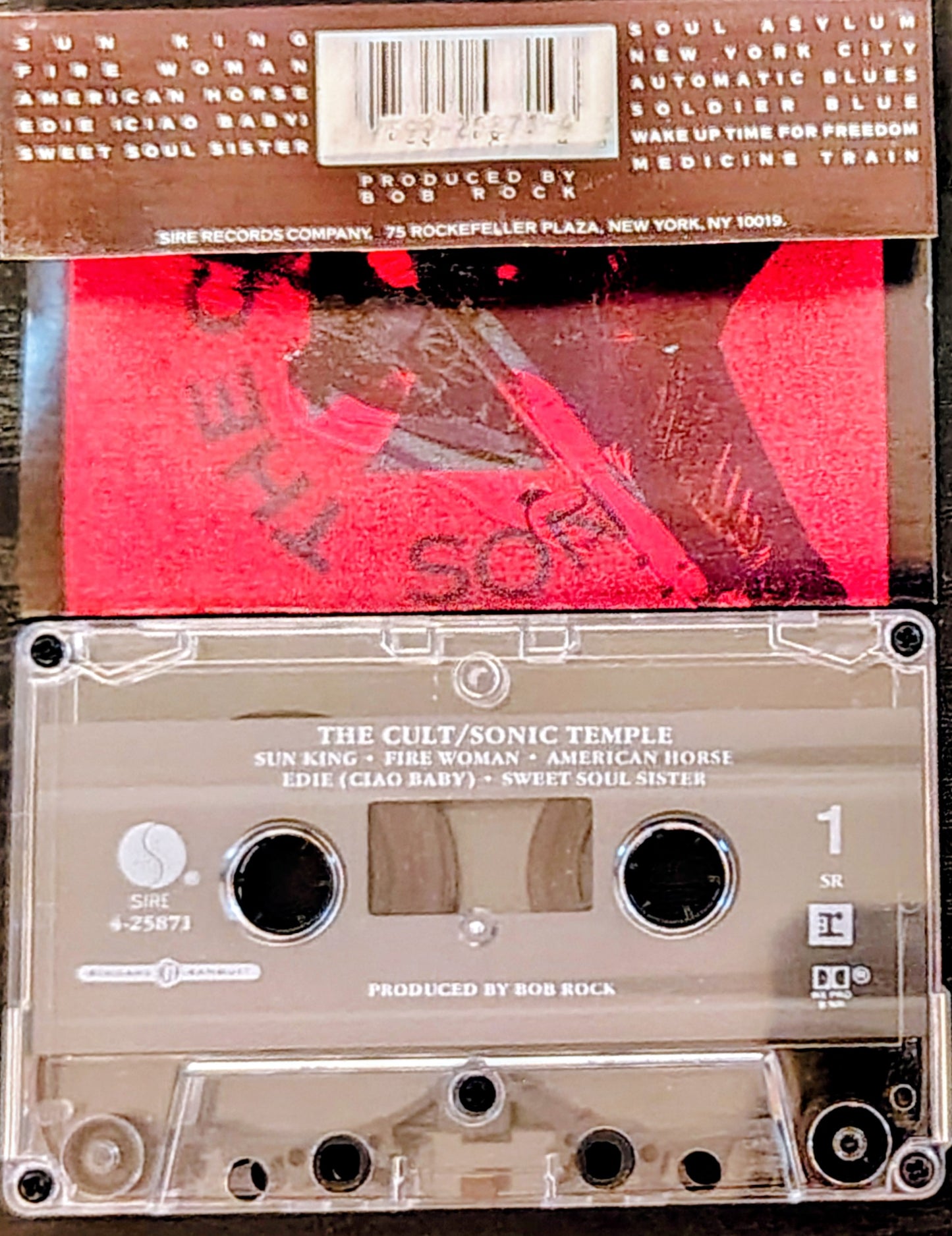 Cult, The - "Sonic Temple" - CASSETTE TAPE VG+/VG+