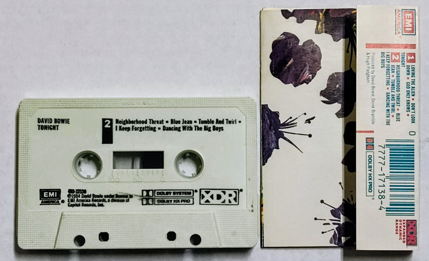 David Bowie - “Tonight” - CASSETTE TAPE VG/VG