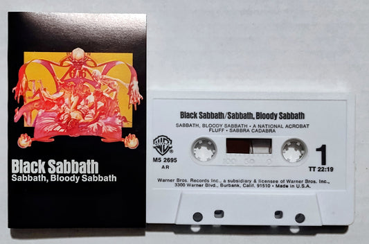 Black Sabbath - “Sabbath Bloody Sabbath” - CASSETTE TAPE (AR) VG+/VG+