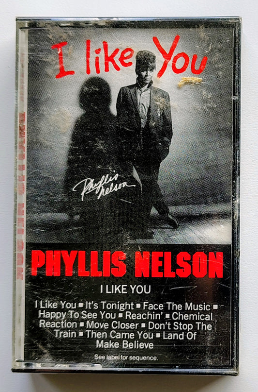 Phyllis Nelson - “I Like You” - CASSETTE TAPE NM/M (Sealed; cracked spine and back cover)