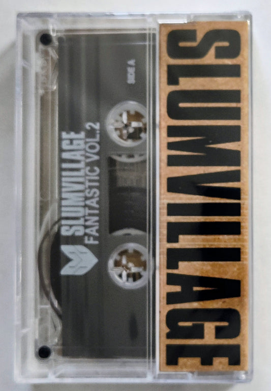 Slum Village - “Fan-Tas-Tic, Vol. 2” - INDIE CASSETTE TAPE (Italy “Fan Club” Import)  M/M (Sealed)