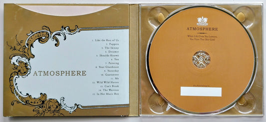 Atmosphere - “When Life Gives You Lemons, You Paint That Shit Gold” - INDIE COMPACT DISC VG/VG+