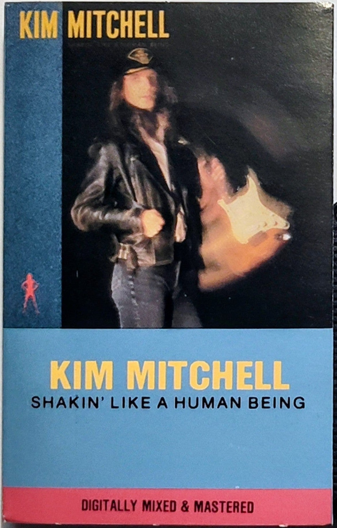 Kim Mitchell - "Shakin' Like A Human Being" - CASSETTE TAPE (Canada; black shell; DOLBY) VG+/VG+