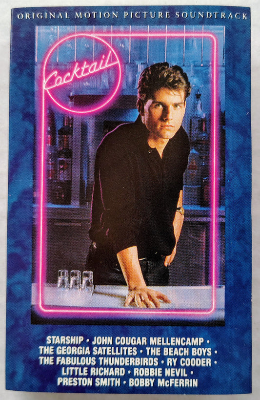 Various Artists - "Cocktail (Original Motion Picture Soundtrack)" - CASSETTE TAPE VG+/VG+