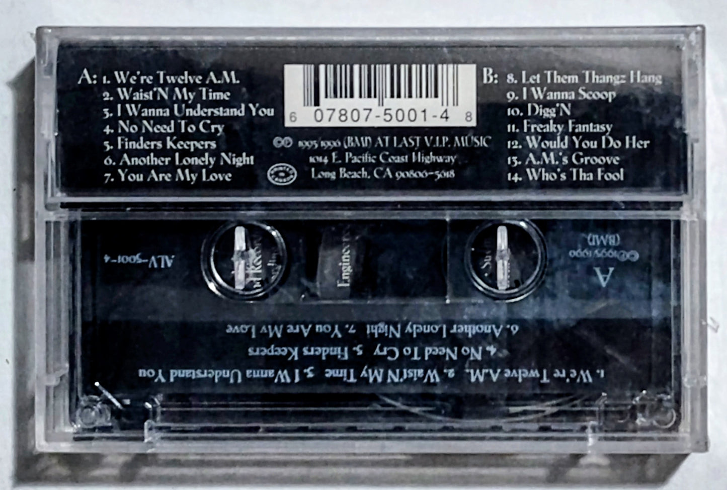 Twelve A.M. - “The Time Has Come” - CASSETTE TAPE VG+/M (Sealed; crack in cover; hole in cellophane)