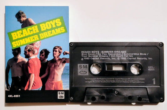 Beach Boys - "Summer Dreams Compilation" - CASSETTE TAPE VG+/VG+