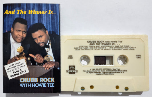 Chubb Rock With Howie Tee - “And The Winner Is” - CASSETTE TAPE VG+/VG+ [Kingston, Jamaica]