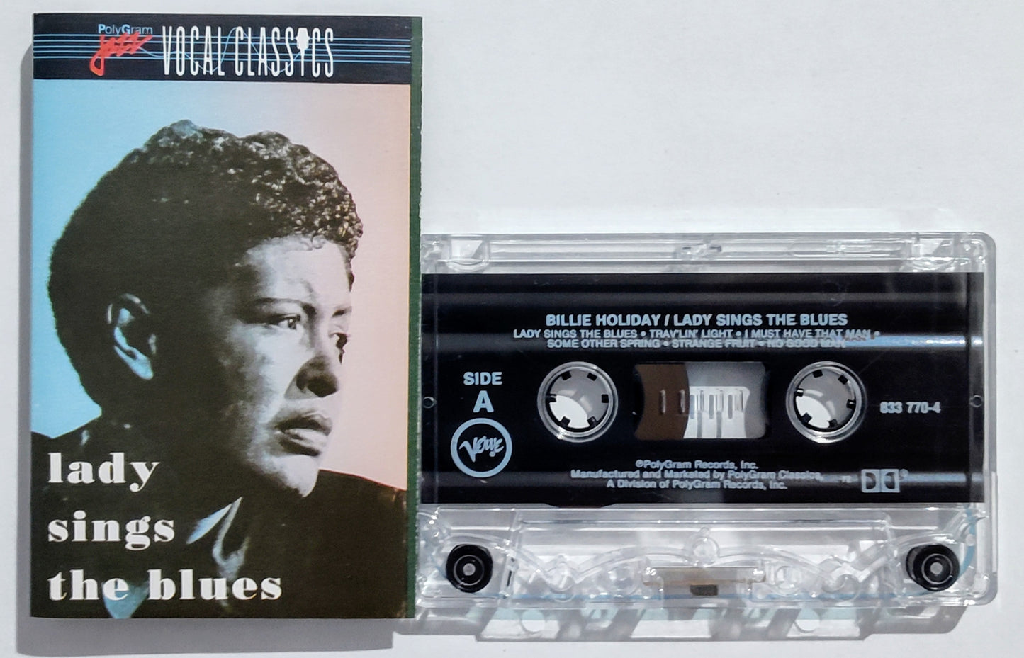 Billie Holiday - “Lady Sings The Blues” - CASSETTE TAPE VG+/VG+