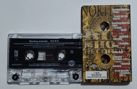 Various Artists - "Rimshot Presents...N.E.W.S- North, East, West, South" - CASSETTE TAPE (BMG) VG+/VG+