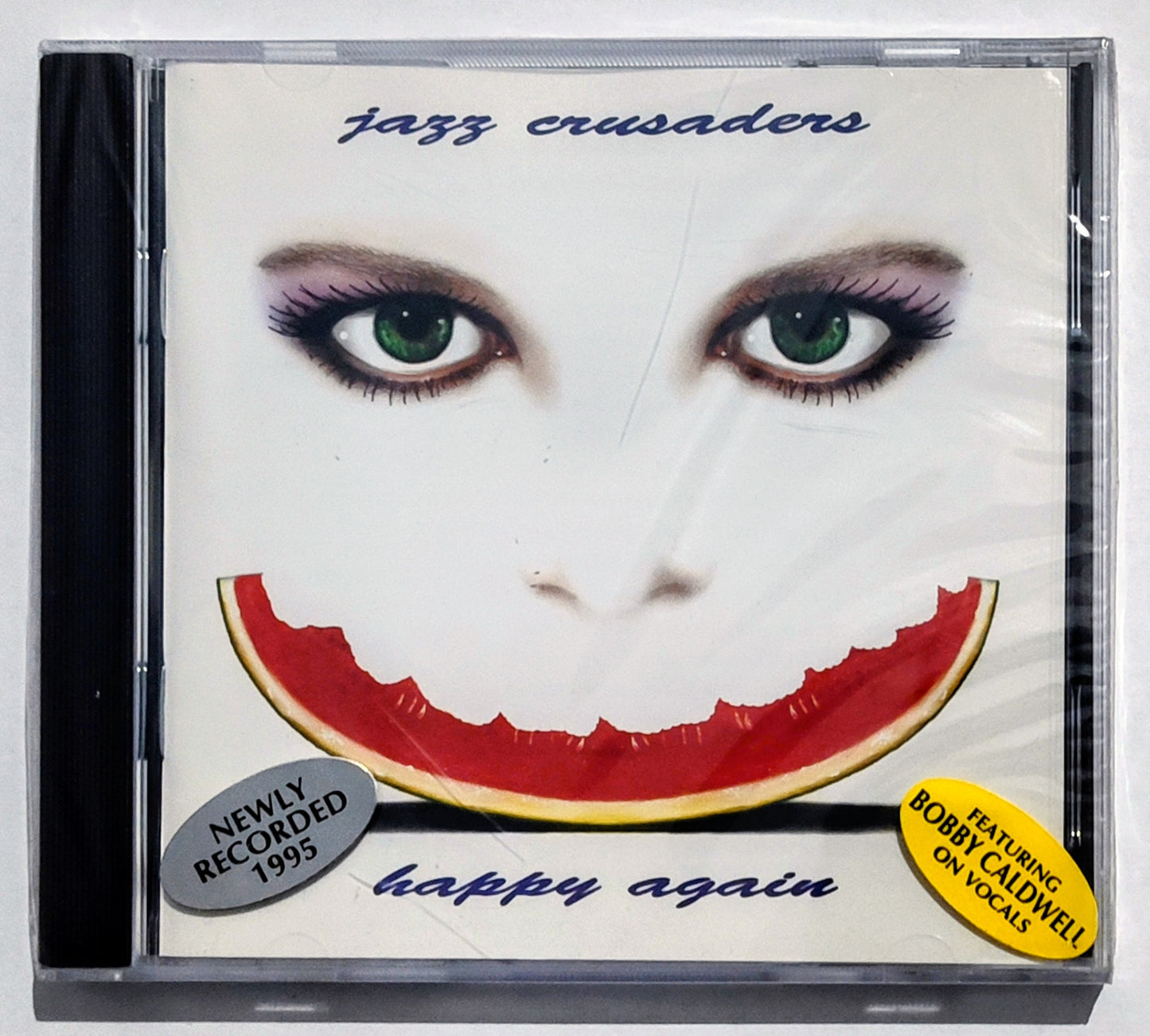 Jazz Crusaders (Bobby Caldwell) - “Happy Again” - COMPACT DISC NM/M (Sealed with hype sticker; cracked case)