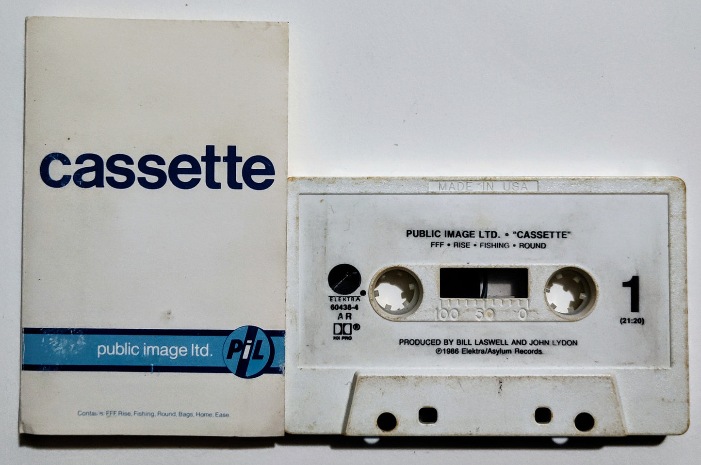 Public Image Ltd (PIL) - "Cassette ("Album")" - CASSETTE TAPE (AR; DOLBY HX PRO) G+/G+