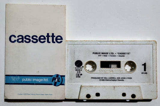 Public Image Ltd (PIL) - "Cassette ("Album")" - CASSETTE TAPE (AR; DOLBY HX PRO) G+/G+