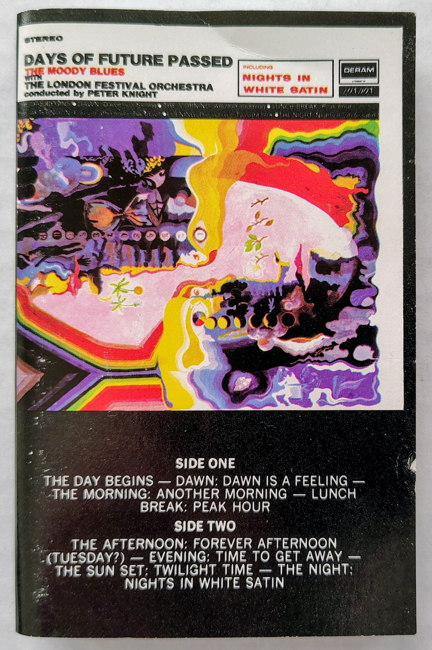 Moody Blues, The - "Days of Future Passed" - CASSETTE TAPE VG+/VG