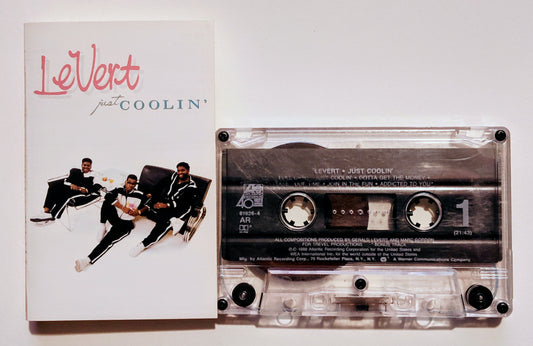 LeVert - "Just Coolin'" - CASSETTE TAPE (AR; DOLBY HX PRO) VG+/G+