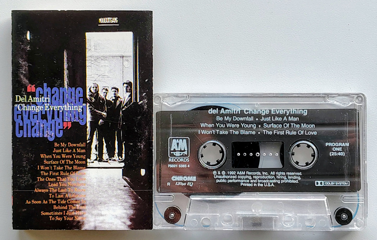 Del Amitri - "Change Everything" - CASSETTE TAPE VG/VG+
