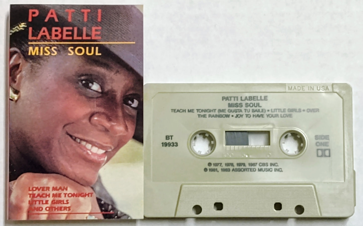 Patti Labelle - “Miss Soul” - CASSETTE TAPE NM/NM