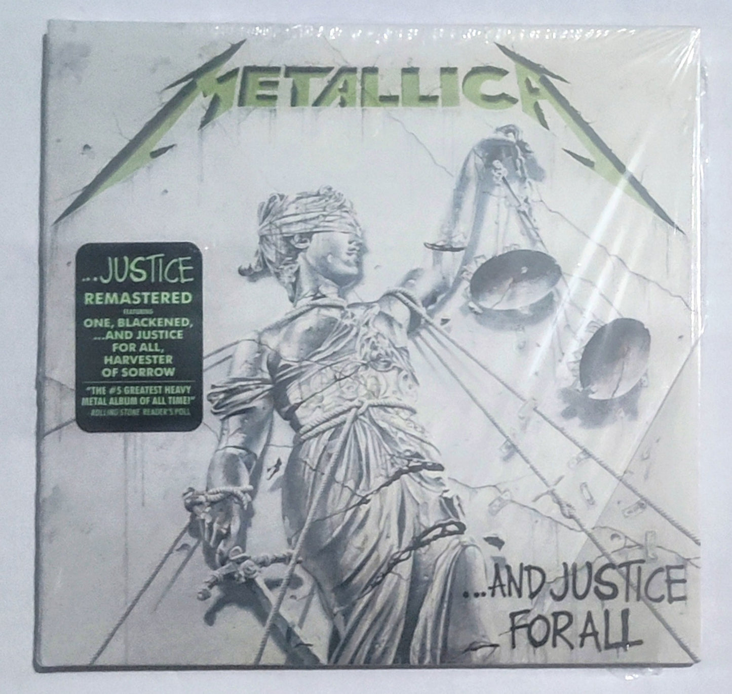 Metallica - "...And Justice For All (Remastered)" - COMPACT DISC NM/NM (Shrink & hype sticker intact; played once)