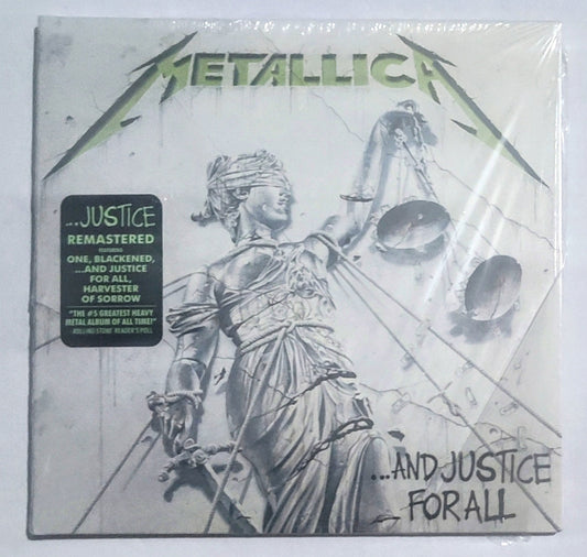 Metallica - "...And Justice For All (Remastered)" - COMPACT DISC NM/NM (Shrink & hype sticker intact; played once)