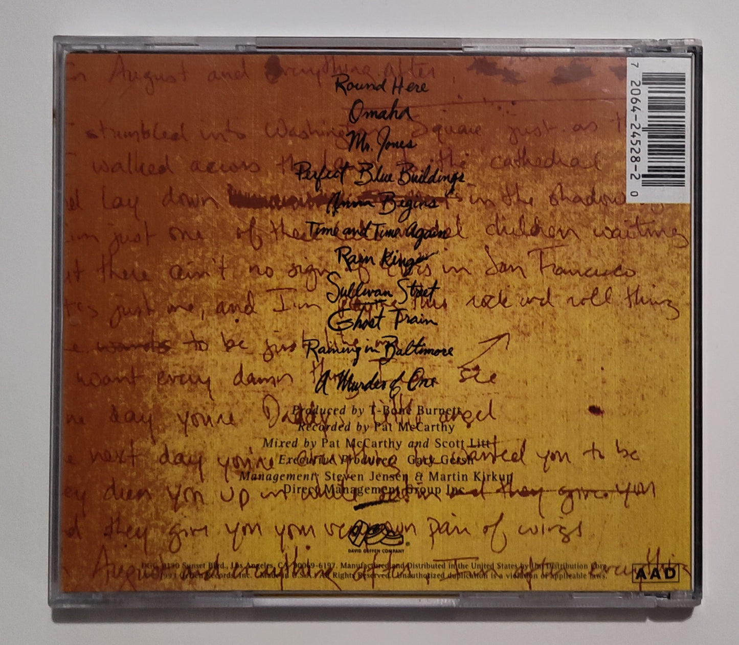 Counting Crows - "August And Everything After" - COMPACT DISC VG/VG