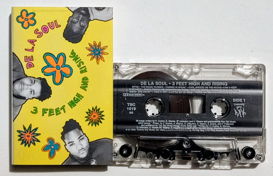 De La Soul - "3 Feet High And Rising" - CASSETTE TAPE VG+/VG+
