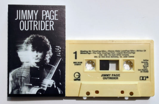 Jimmy Page (Led Zeppelin) - "Outrider" - CASSETTE TAPE VG+/VG+