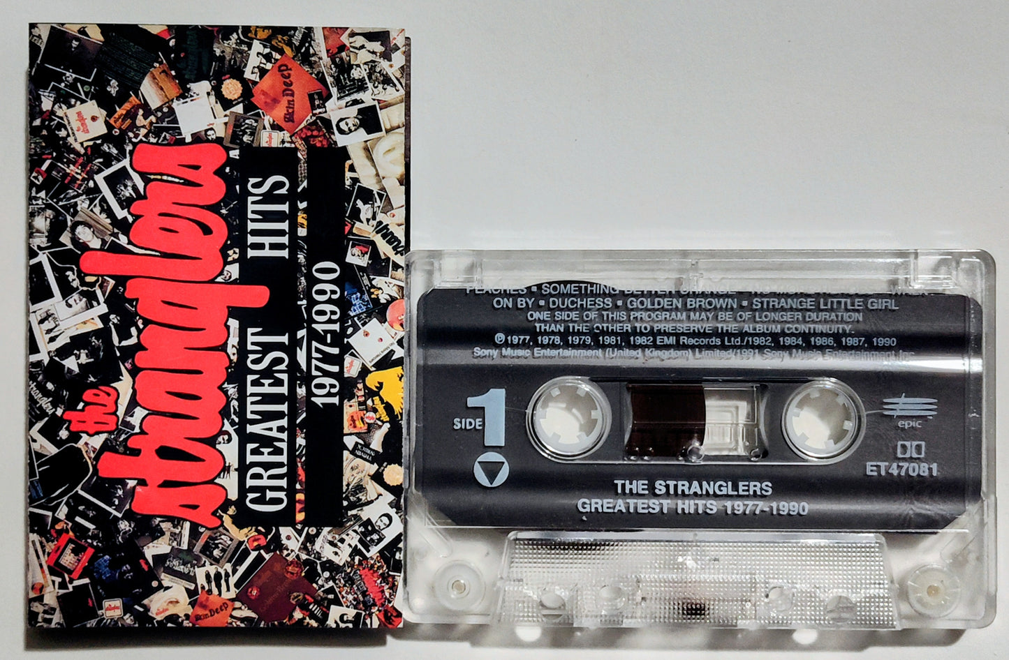 Stranglers, The - "Greatest Hits 1977-1990" - CASSETTE TAPE VG+/VG+