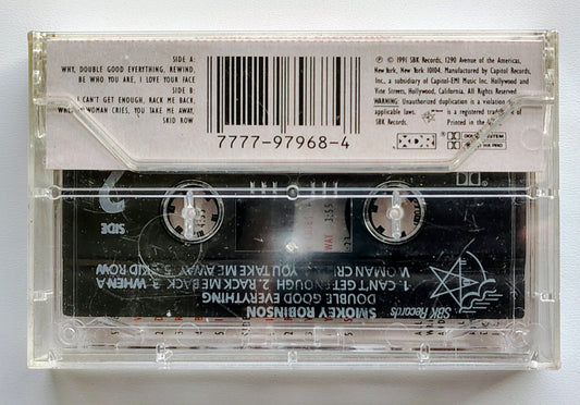 Smokey Robinson - “Double Good Everything” - CASSETTE TAPE M/M (Sealed with hype sticker)