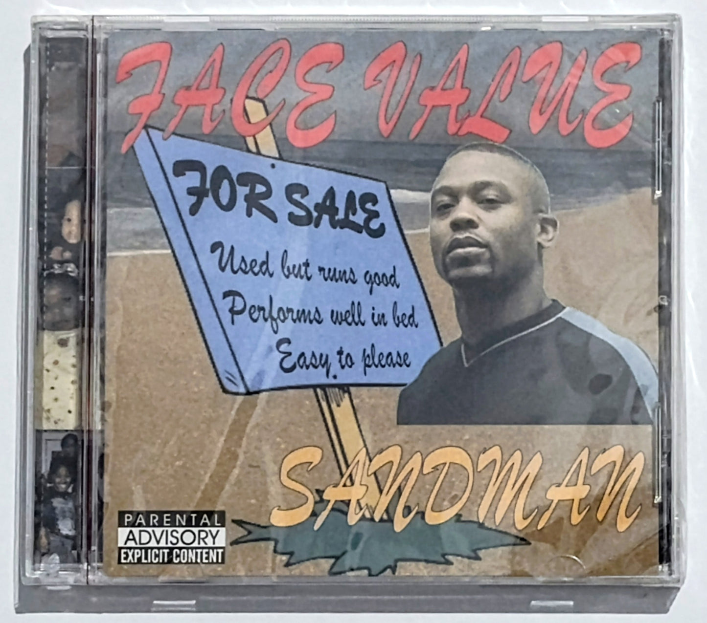 Sandman - “Face Value” - COMPACT DISC NM/M (Sealed; small tear in cellophane) *🌝*