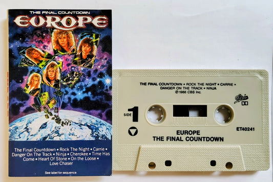 Europe - "The Final Countdown" - CASSETTE TAPE VG/VG+