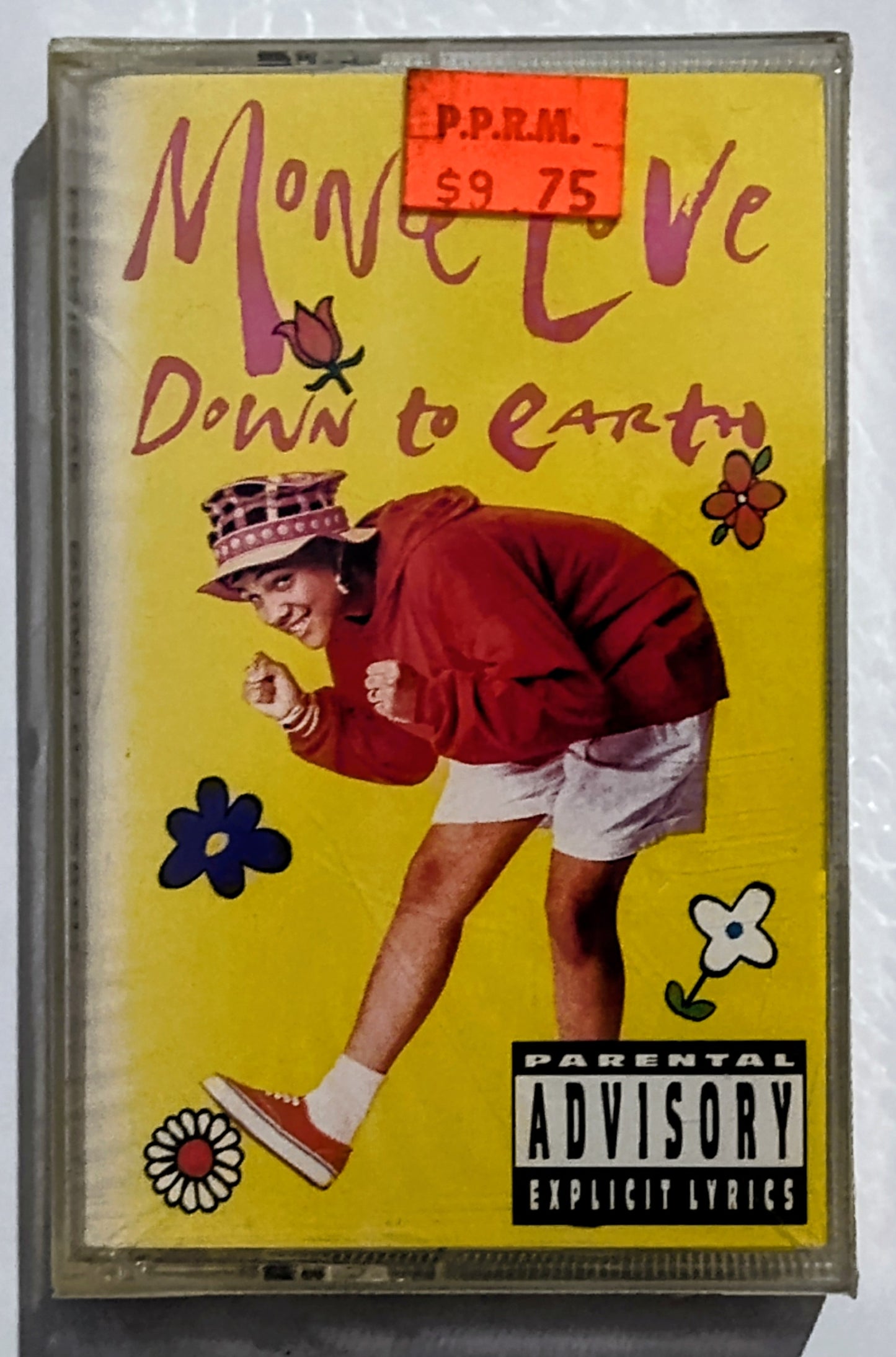 Monie Love - “Down To Earth” - CASSETTE TAPE NM/M (Sealed; Lightstruck cover)