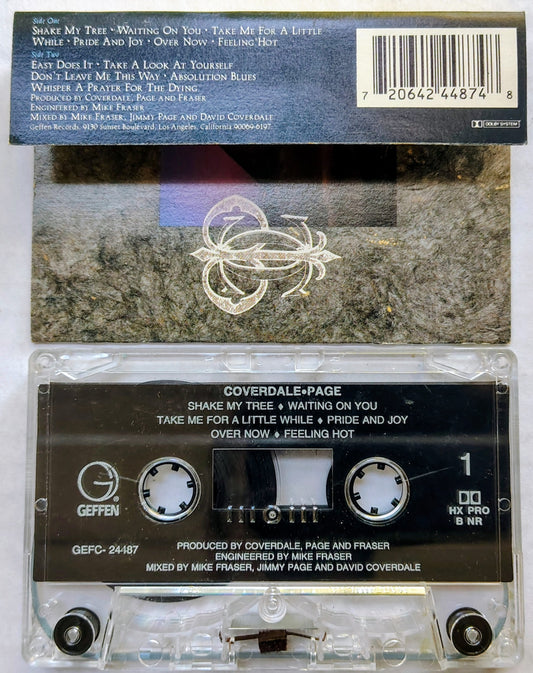 Coverdale/Page - "Coverdale/Page" - CASSETTE TAPE VG/VG