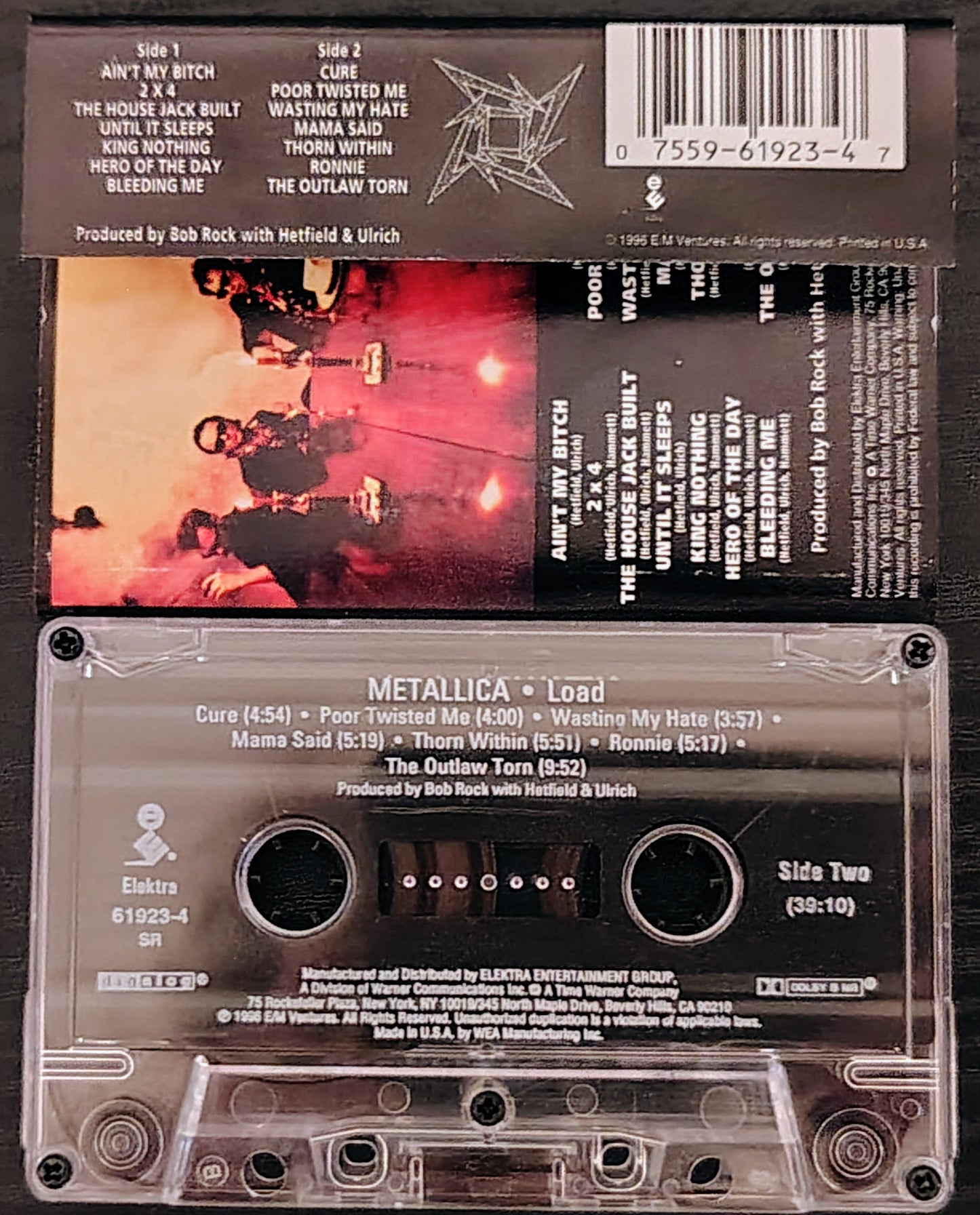Metallica - "Load" - CASSETTE TAPE VG/VG+