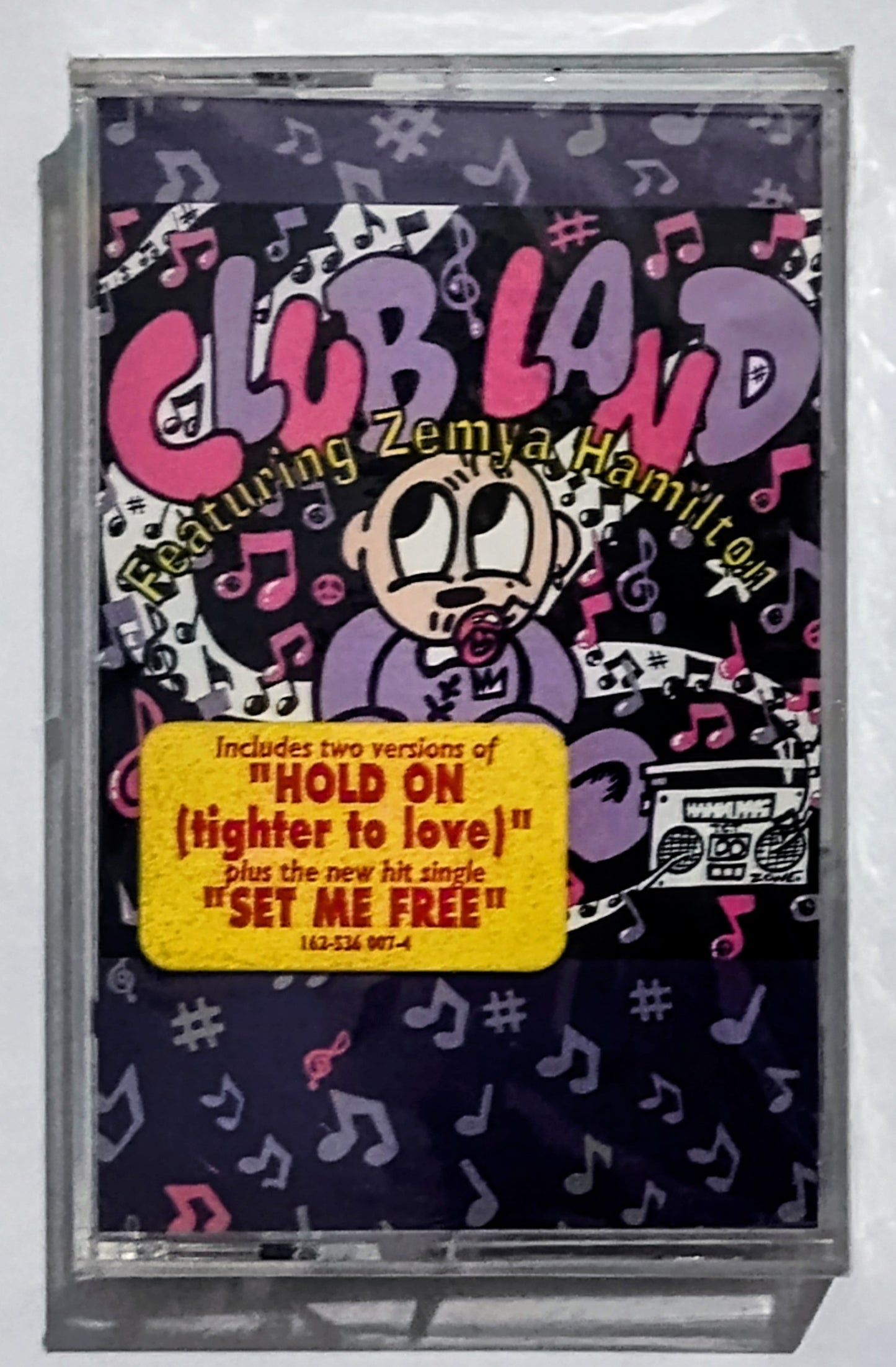 Clubland Featuring Zemya Hamilton - “Clubland Featuring Zemya Hamilton” - CASSETTE TAPE M/M