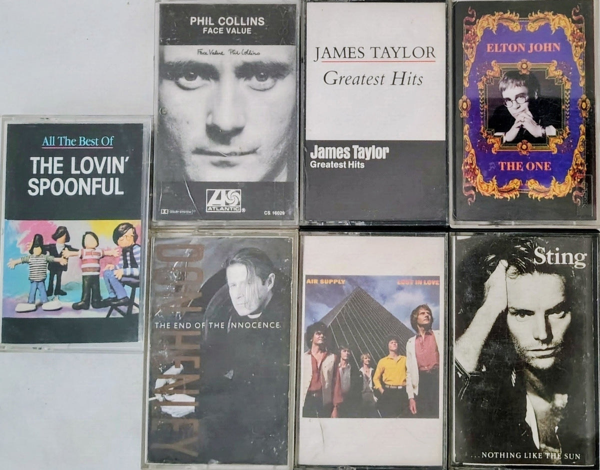 7-Tape Classic Rock Mini Batch (All Very Good overall) (Lot 5)