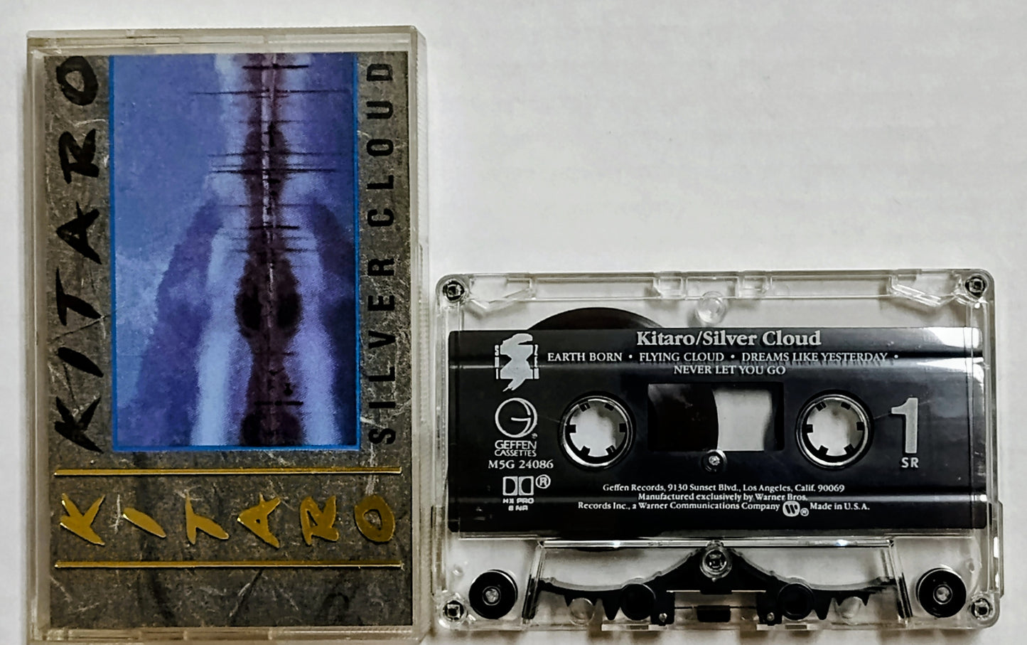 Kitaro - “Silver Cloud” - CASSETTE TAPE VG+/VG+ (Original Printed Case)