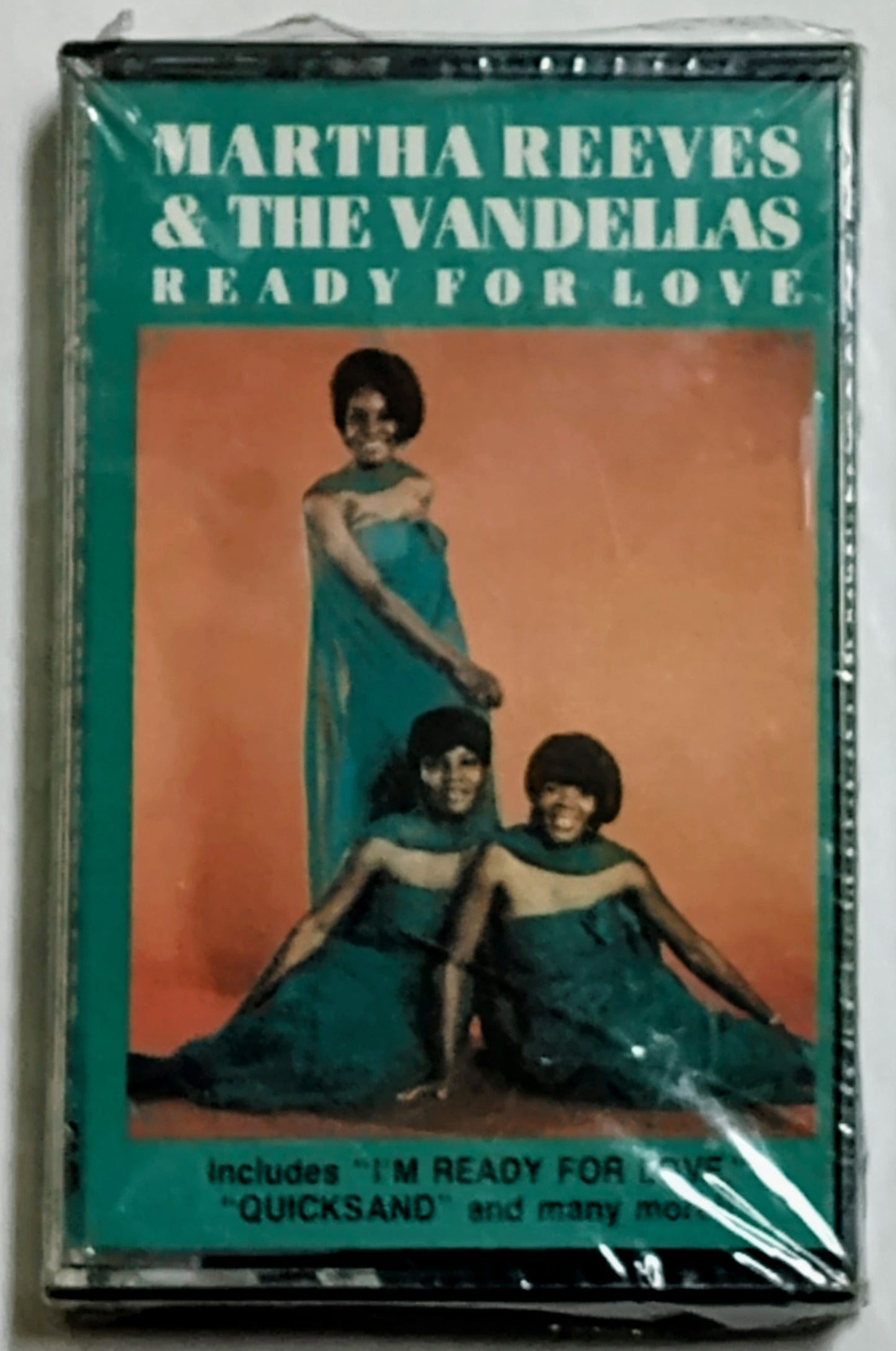 Marta Reeves & The Vandellas - “Ready For Love” - CASSETTE TAPE NM/M (Sealed; small tears in cellophane)