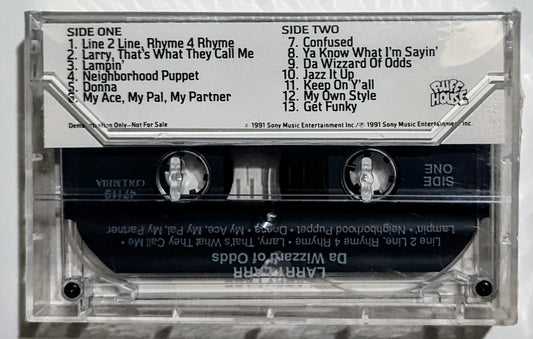 Larry Larr - "Da Wizzard Of Odds" - CASSETTE TAPE M/M (Sealed; scratchy cellophane)