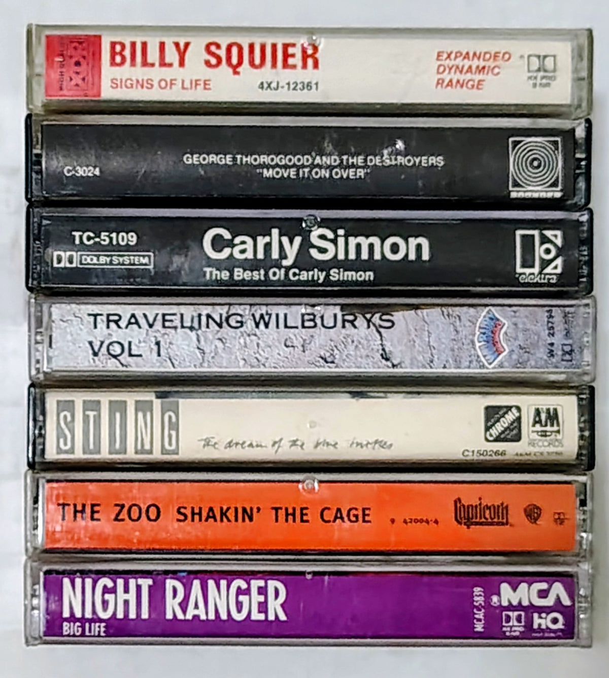 7-Tape Classic Rock Mini Batch (Lot 4)
