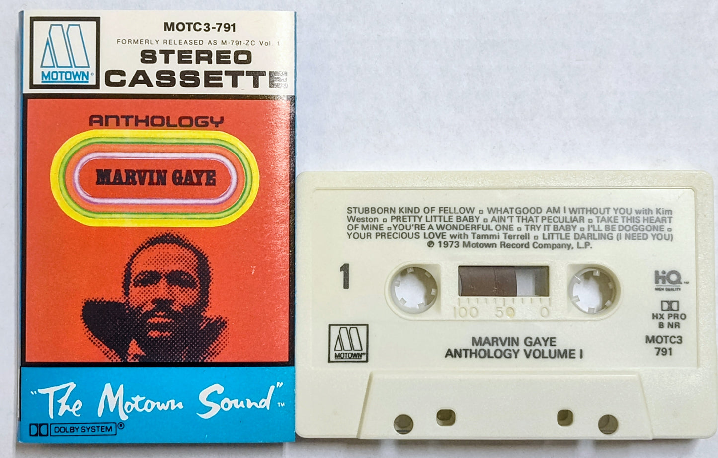 Marvin Gaye - “Anthology Vol. 1” - CASSETTE TAPE VG+/VG+