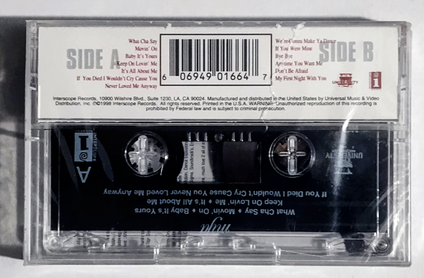 Mya - “Mya” - CASSETTE TAPE NM/M (Sealed; cracked back of case)