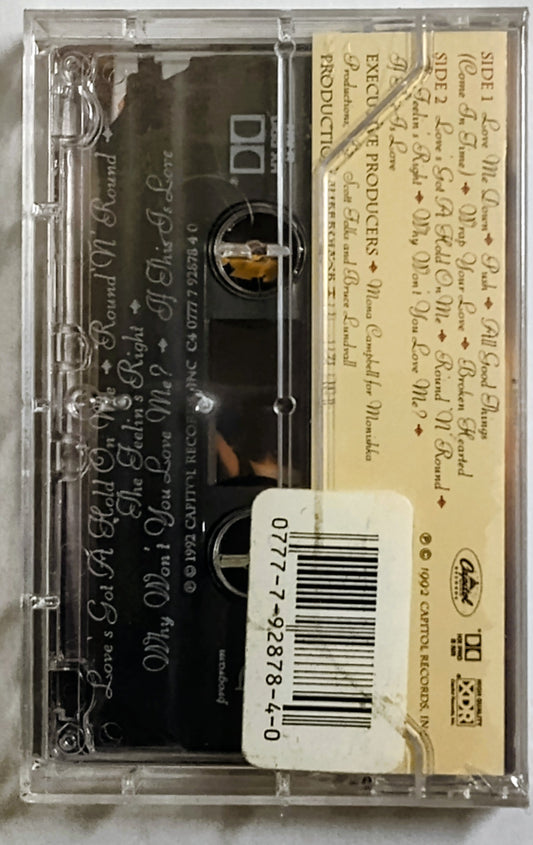Tisha Campbell - “Tisha” - CASSETTE TAPE NM/M (Sealed with hype sticker; large crack in cover)