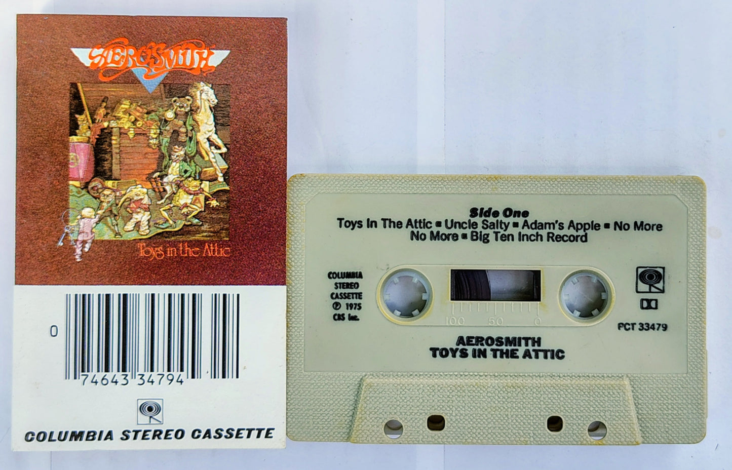 Aerosmith - "Toys In The Attic" - CASSETTE TAPE VG/VG