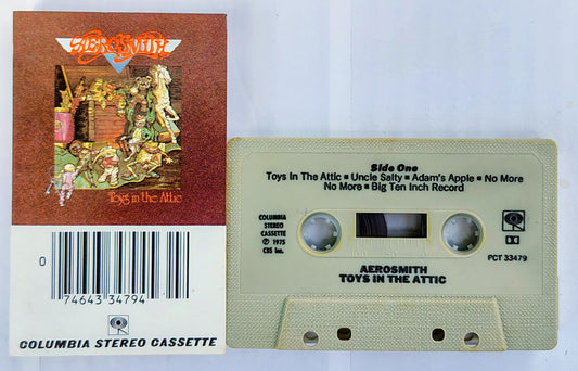 Aerosmith - "Toys In The Attic" - CASSETTE TAPE VG/VG