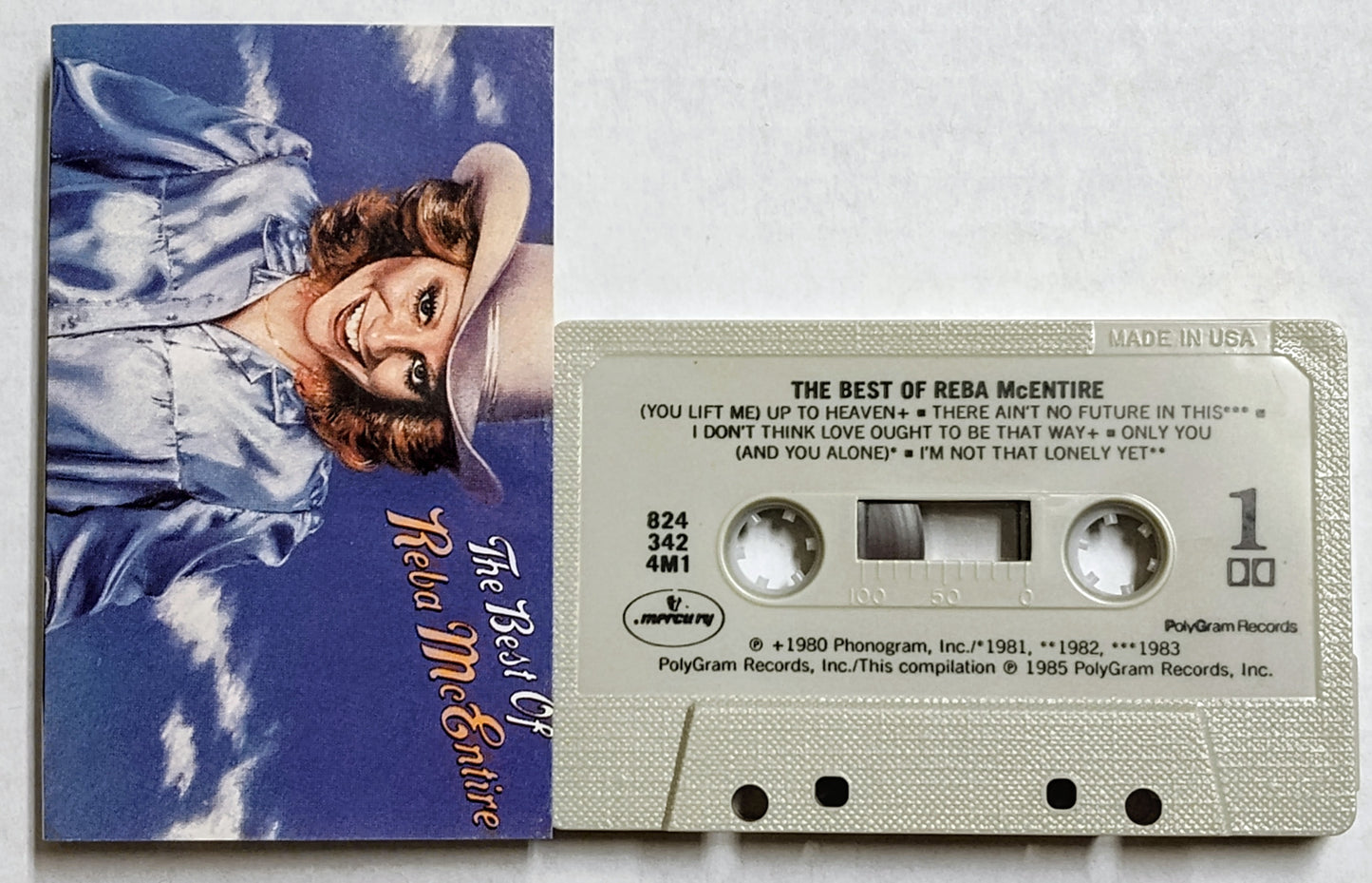Reba McEntire - “The Best Of Reba McEntire” - CASSETTE TAPE (Columbia House) VG+/VG+