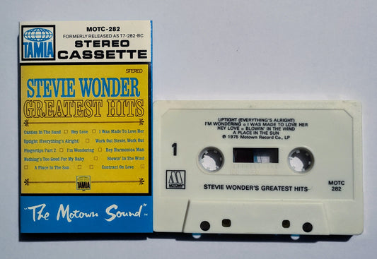 Stevie Wonder - "Greatest Hits" - CASSETTE TAPE VG+/VG+