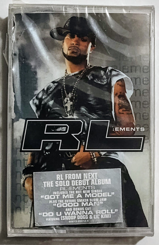 RL - "Ements" - CASSETTE TAPE VG/M (Sealed with hype sticker; multiple cracks in case)