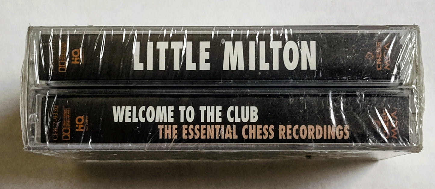 Little Milton - “Welcome To The Club: The Essential Chess Recordings” - CASSETTE TAPE (2x) NM/M (Sealed; small holes in cellophane: cut on back of case)