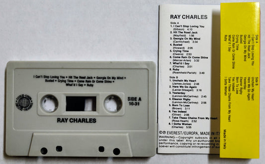 Ray Charles - “16 Original Hits (Yugoslavia)” - CASSETTE TAPE NM/NM